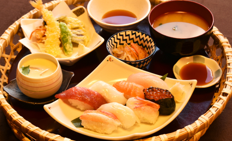 写真:おまかせ膳の一例