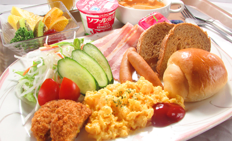 写真:洋朝食
