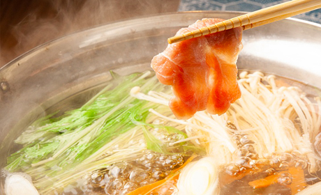 写真:【名古屋コーチン】鶏しゃぶしゃぶ御膳